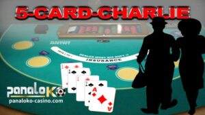 Kapag ang panuntunan ng Blackjack Five-Card Charlie ay may bisa, ang isang manlalaro na may limang