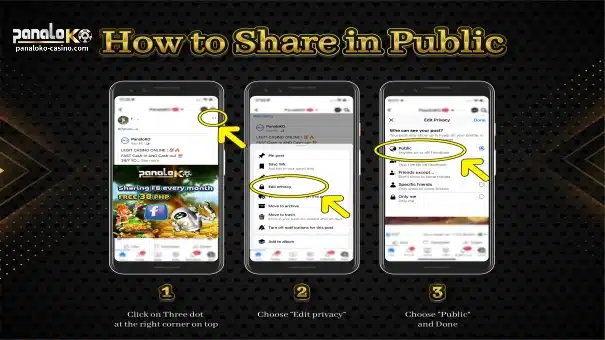 How to share in public?